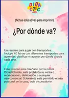 Vista previa - Juegos / Gamificación - por dónde va?, categorías de transportes - página 1