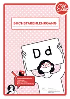 Vorschau - Arbeitsblätter - Buchstaben schreiben Dd - Deckblatt