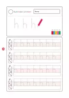Vorschau - Arbeitsblätter - Buchstaben schreiben Hh - Seite 2