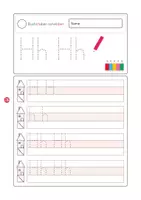 Vorschau - Arbeitsblätter - Buchstaben schreiben Hh - Seite 3