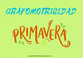 Vista previa - Hojas de trabajo - GRAFOMOTRICIDAD TEMÁTICA PRIMAVERA - página 1