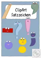 Vorschau - selbst erstellte Cliparts/Grafiken - Clipart Satzzeichen - Deckblatt