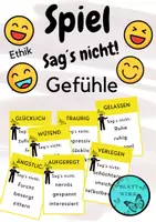 Vorschau - Spiele - Spiel: Gefühle /Sag´s nicht! - Deckblatt