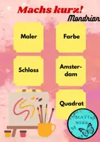 Vorschau - Spiele - Spiel: Machs kurz: Piet Mondrian, Kunstunterricht - Seite 1