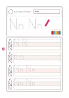 Vorschau - Arbeitsblätter - Buchstaben schreiben Nn - Seite 3