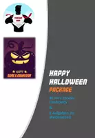 Vorschau - Arbeitsblätter - Happy Halloween Package Flashcards Wortschatz - Deckblatt