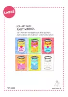 Vorschau - Mal- und Bastelvorlagen - Pop-Art nach Andy Warhol - Seite 1