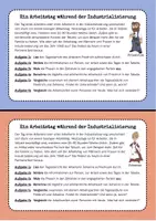 Vorschau - Arbeitsblätter - Ein Arbeitstag in der Industrialisierung - Vergleich von Frauen und Männern - Seite 2