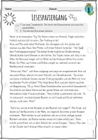 Vorschau - Arbeitsblätter - Lesespaziergang Frühling 3./4. Klasse Leseförderung - Seite 3