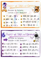 Vorschau - Stationenlernen - Stationarbeit Mathematik/Rechengesetze/Übungskartei - Seite 1