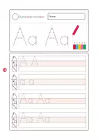 Vorschau - Arbeitsblätter - Materialpaket Buchstaben schreiben - Seite 3