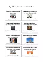 Vorschau - Spiele - Stop and Swap - Passive and Active Voice - Speaking - All Tenses - B1-B2 - Seite 1