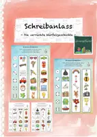 Vorschau - Arbeitsblätter - Schreibanlass: Die verrückte Würfelgeschichte - Deckblatt