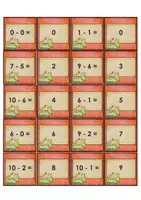 Vorschau - Unterrichtsreihen - Mathematik - Memory- Zahlenraum 10 - Subtraktionen - Legematerial - Seite 2