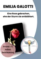 Vorschau - Stundenentwürfe - Emilia Galotti: Das Ende des Dramas erarbeiten - Deckblatt