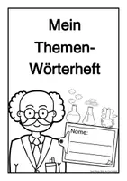 Vorschau - Arbeitsblätter - thematische Lernwörterlisten - Deckblatt