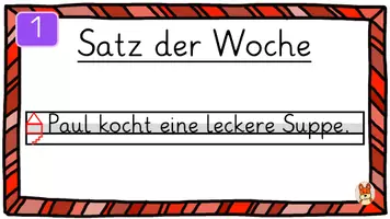 Vorschau - Präsentationen/Tafelbilder - Satz der Woche - digitale Tafelbilder - Deutsch - Seite 3