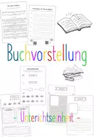 Vorschau - Unterrichtsreihen - Unterrichtseinheit Buchvorstellung - Lernheft und Lapbook - Deckblatt