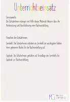 Vorschau - Unterrichtsreihen - Unterrichtseinheit Buchvorstellung - Lernheft und Lapbook - Seite 2
