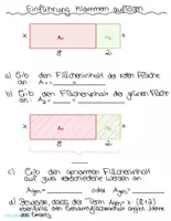 Vorschau - Stundenentwürfe - Unterrichtsstunde Einführung Distributivgesetz - Deckblatt
