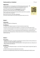 Vorschau - Stationenlernen - Stationsarbeit zur Induktion - Seite 1