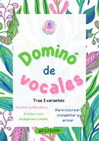 Vista previa - Tarjetas / Manipulativos - Domino de vocales @fla.psicope - Portada