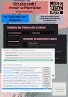 Vorschau - Präsentationen/Tafelbilder - Urheberrecht im Internet Interaktive Präsentation - Deckblatt