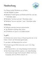 Vorschau - Anderer Materialtyp - Wörter nach dem Alphabet ordnen - Seite 2