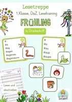 Vorschau - Spiele - Lesen lernen 1.Klasse, DaZ Lesetreppe Wortschatz Frühling Druckschrift - Deckblatt