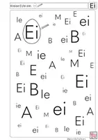 Vorschau - Stundenentwürfe - Lauteinführung Buchstabeneinführung Ei Stationenarbeit Deutsch Klasse 1 - Seite 3