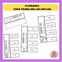 Vista previa - Hojas de trabajo - FLIPBOOKS SUFIJOS - Portada