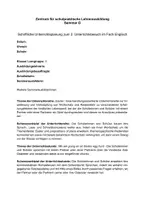 Vorschau - Stundenentwürfe - Unterrichtsentwurf Englisch Easter Ostern Klasse 3/ 4 - Deckblatt