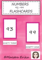 anteprima - Flashcard - Flashcards in inglese dei numeri tra 91-99 - Pagina di copertina