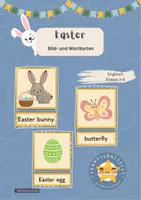 Vorschau - Fördermaterial/Inklusion - Easter Bild- und Wortkarten Ostern Englisch Klasse 3/ 4 - Deckblatt