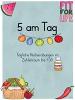 Vorschau - Arbeitsblätter - 5 am Tag - Tägliche Rechenübungen im Zahlenraum bis 100 - Deckblatt
