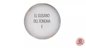 Vista previa - Tarjetas / Manipulativos - EL GUSANO DEL FONEMA F - página 1