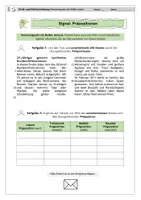 Vorschau - Arbeitsblätter - Nomensignale: Präposition (Wortart wiederholen und als Nomensignal anwenden) - Arbeitsblätter & Lösungen - Seite 1