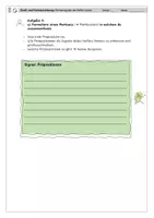 Vorschau - Arbeitsblätter - Nomensignale: Präposition (Wortart wiederholen und als Nomensignal anwenden) - Arbeitsblätter & Lösungen - Seite 2