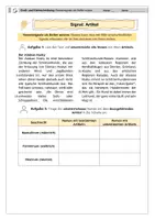 Vorschau - Arbeitsblätter - Groß- und Kleinschreibung - Nomensignale: Artikel (Wortart wiederholen und als Nomensignal anwenden) - Seite 1