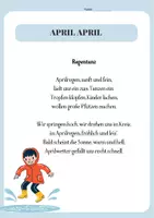 Vorschau - Arbeitsblätter - 4 GEDICHTE für den APRIL und Frühling ab 2. Klasse - Seite 2