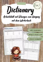 Vorschau - Arbeitsblätter - Arbeitsblatt: Dictionary - Deckblatt