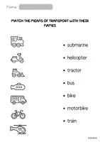 Vorschau - Arbeitsblätter - MEANS OF TRANSPORT WORKSHEETS - Seite 3