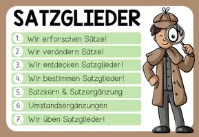 Vorschau - Arbeitsblätter - Satzglieder bestimmen – Subjekt, Prädikat, Objekte & Umstandsergänzungen | interaktive Präsentation + Arbeitsheft 3.–5. Klasse - Seite 2