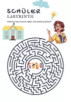 Vorschau - Arbeitsblätter - 🌀 Labyrinth-Spaß für Vertretungsstunden & Lückenfüller 🌀 - Seite 3