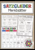 Vorschau - Merkblätter - SATZGLIEDER - Merkblätter - Deckblatt