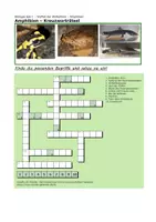 Vorschau - Arbeitsblätter - Materialpaket - Biologische Kreuzworträtsel - Deckblatt