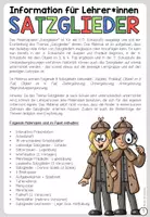 Vorschau - Arbeitsblätter - SATZGLIEDER - Materialpaket (3.-5. Schulstufe) - Seite 2