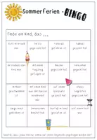 Vorschau - Spiele - Sommerferien-Bingo - Seite 1