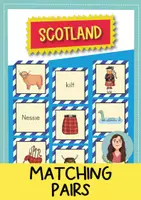 Vorschau - Spiele - Scotland Memo-Spiel für den Englischunterricht - Deckblatt