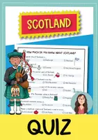 Vorschau - Arbeitsblätter - Scotland / Schottland Quizspiel für den Englischunterricht - Deckblatt